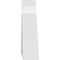 Ekena Millwork Portland Architectural Grade PVC Gable Bracket, 48"W x 8"H x 2"D x 6"F, 4/12 Pitch GBP048X08X0206POR00 - alternate 3